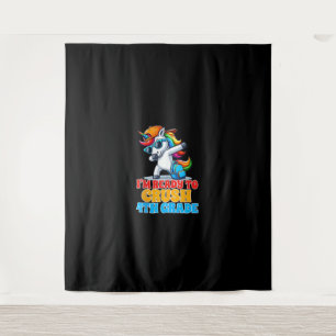 Tapete De Parede Unicórnio do 4º ano estou pronto para esmagar Four