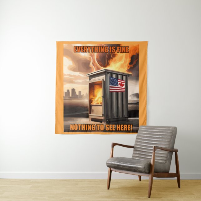 Tapete De Parede Unidade Norte-Americana: Aumentando na fumaça (In Situ)