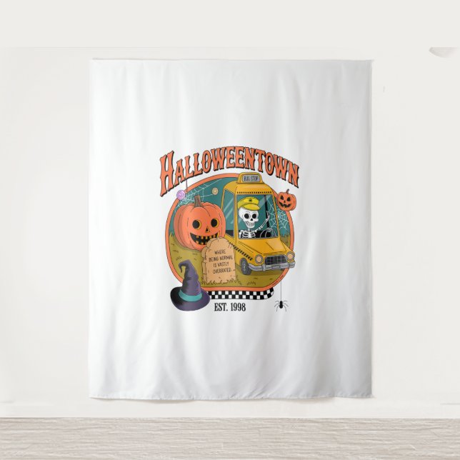 Tapete De Parede Universidade de Pumpkin Halloweentown (Frente)