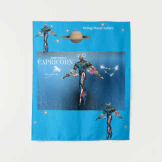 Tapete De Parede Universo do Zodíaco -Capricórnio-Painel de Festa T