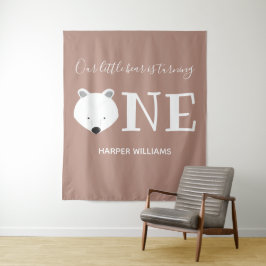 Tapete De Parede Urso Polar Um Animal Fofo Primeiro Aniversário