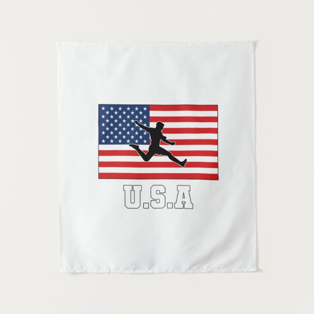 Tapete De Parede USMNT da Equipe de Futebol dos Estados Unidos (Frente)