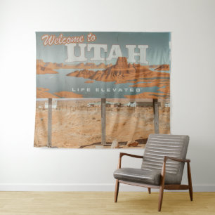 Tapete De Parede Utah Life Elevada