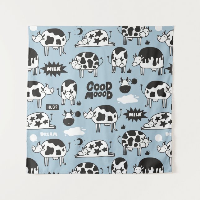 Tapete De Parede Vaca e leite (Frente)