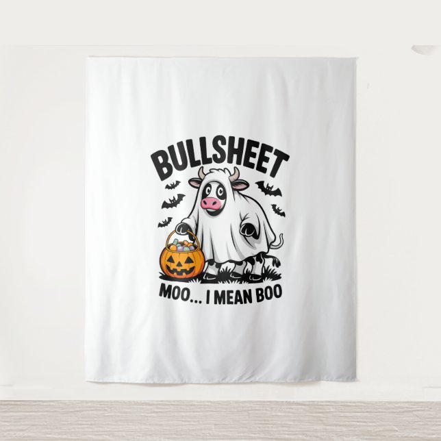 Tapete De Parede vaca halloween (Frente)
