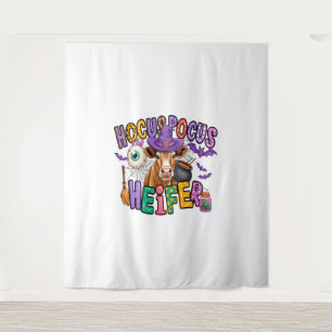 Tapete De Parede Vaca Heifer Halloween de Pocus