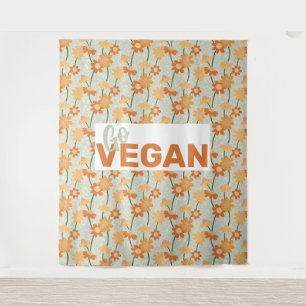 Tapete De Parede Vai Vegan! Flores retrorreflectoras bonito mudas n