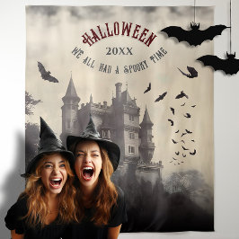 Tapete De Parede Vamire Castle Halloween Fotografia Booth