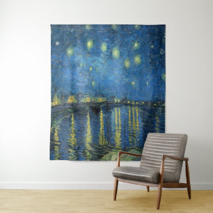 Tapete De Parede Van Gogh Starry Night Over the Rhone
