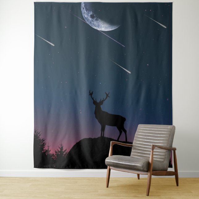 Tapete De Parede veado à luz da lua (In Situ)