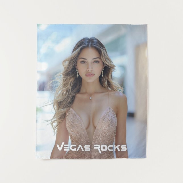 TAPETE DE PAREDE VEGAS ROCKS (Frente)