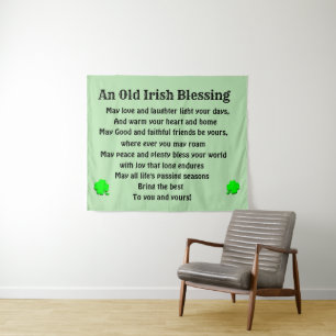 TAPETE DE PAREDE VELHO IRLANDÊS BISCANDO  