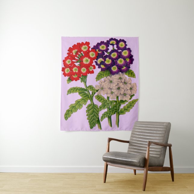 Tapete De Parede verbena flores impressão (In Situ)