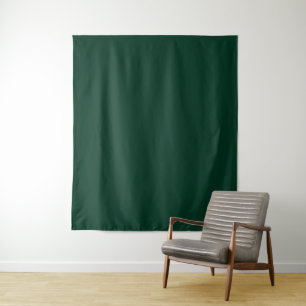 Tapete De Parede Verde Escuro