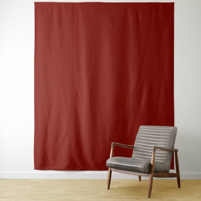 Tapete De Parede Vermelho celeiro (cor sólida) (In Situ)