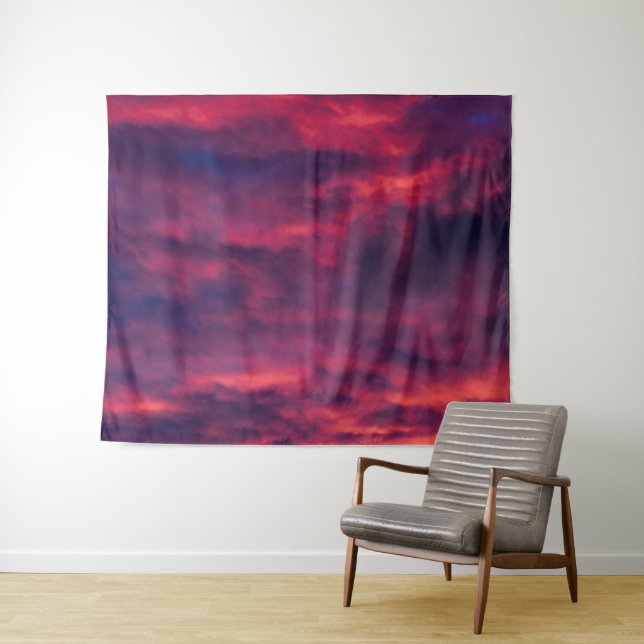 Tapete De Parede vermelho de agosto (In Situ (Horizontal))
