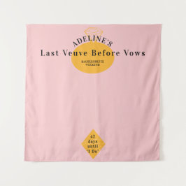 Tapete De Parede Veuve Antes de Vows Bachelorette Weekend Backdrop