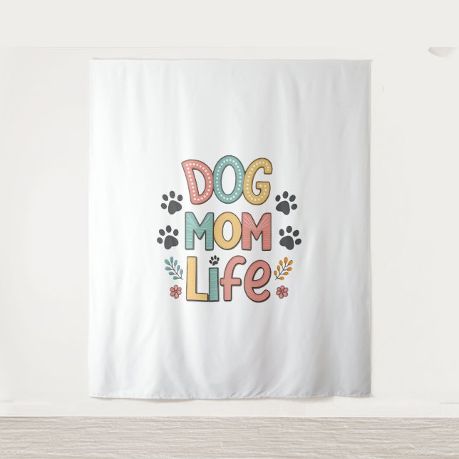 Tapete De Parede Vida de Mãe de Cachorro - Coleção Perfeitamente Ad (Frente)