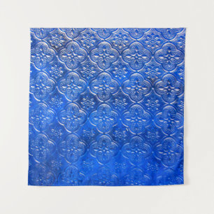 Tapete De Parede Vidro azul com padrão de padrões, vidro, abstrato,