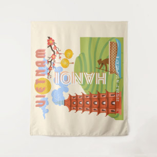 Tapete De Parede Vietnã Viagem Art