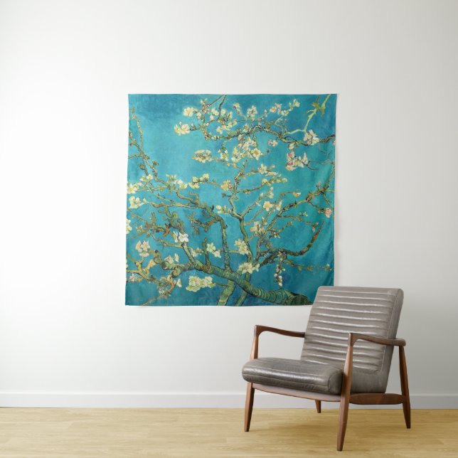 Tapete De Parede Vincent Van Gogh Blossoming Almond Tree Arte Flora (In Situ)