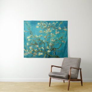 Tapete De Parede Vincent Van Gogh Blossoming Almond Tree Arte Flora