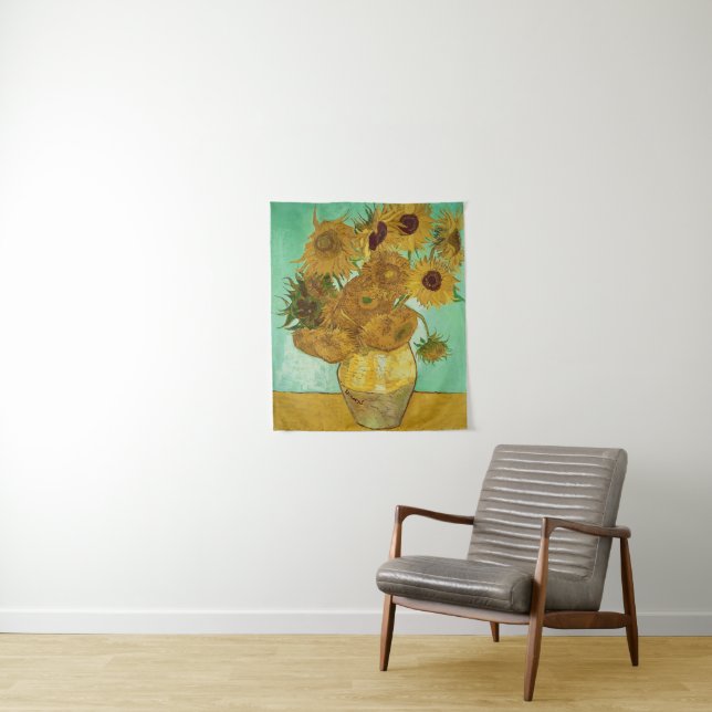 Tapete De Parede Vincent van Gogh | Girassóis, 1888 (In Situ)