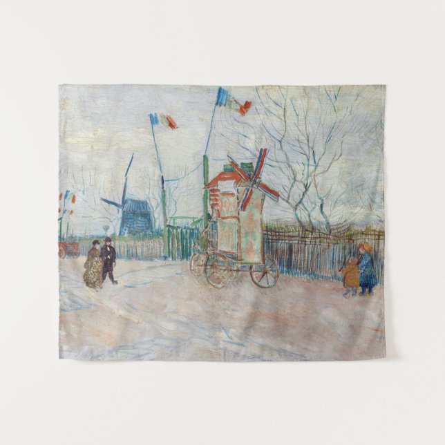 Tapete De Parede Vincent van Gogh - Impasse des Deux Freres (Frente (Horizontal))