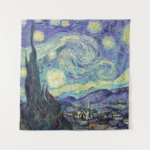Tapete De Parede Vincent Van Gogh Na Noite Estrelada