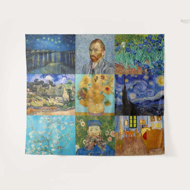 Tapete De Parede Vincent Van Gogh - Obras-primas (Frente (Horizontal))