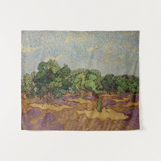 Tapete De Parede Vincent van Gogh - Oliveiras (Frente (Horizontal))