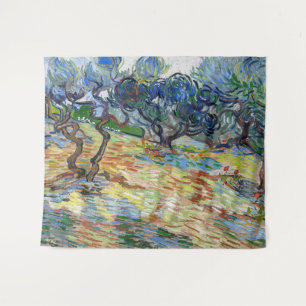 Tapete De Parede Vincent van Gogh - Oliveiras: Céu azul-claro