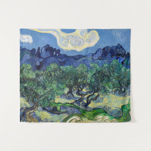 Tapete De Parede Vincent van Gogh - Oliveiras com os Alpilles