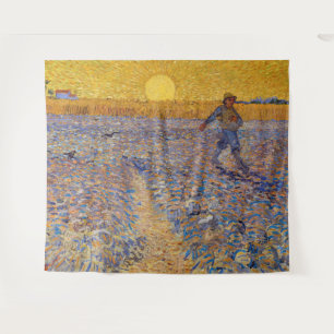 Tapete De Parede Vincent van Gogh - Sower with Setting Sun