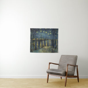 Tapete De Parede Vincent van Gogh   Starry Night Over the Rhone