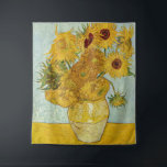 Tapete De Parede Vincent Van Gogh - Vase com Doze Girassóis<br><div class="desc">Vase com Doze girassóis / Vase avec douze tournesols - Vincent Van Gogh,  agosto de 1888 - Sunflower 1888 terceira versão (F456)</div>