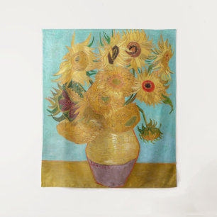 Tapete De Parede Vincent Van Gogh - Vaso com Doze Girassóis