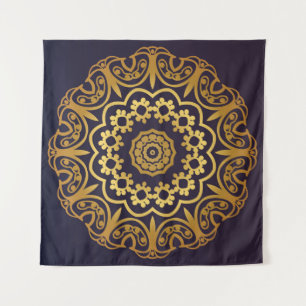 Tapete De Parede Vintage Convite com o padrão Mandala. Deco