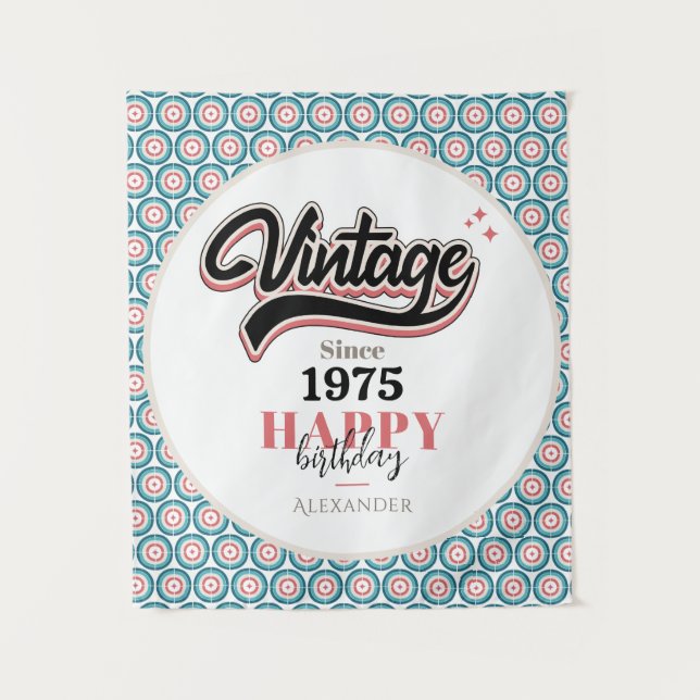 Tapete De Parede Vintage desde - 1975 (Frente)