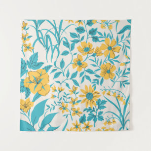 Tapete De Parede Vintage Floral: Liberty Motif Sem Olho