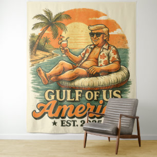 Tapete De Parede Vintage Funny Trump América Golfo 2025