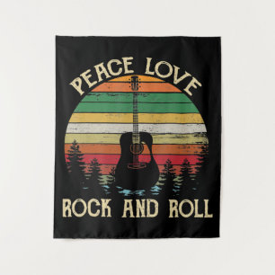 Tapete De Parede Vintage Hippie Van Flower Bus Peace Love