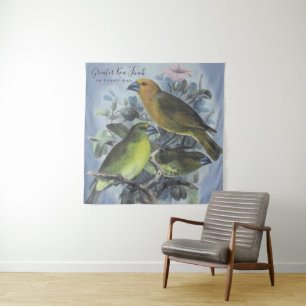 Tapete De Parede Vintage John Keulemans Grande Koa Finch