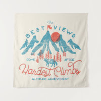 Vintage Mountain Wolf Subindo Ao Exterior