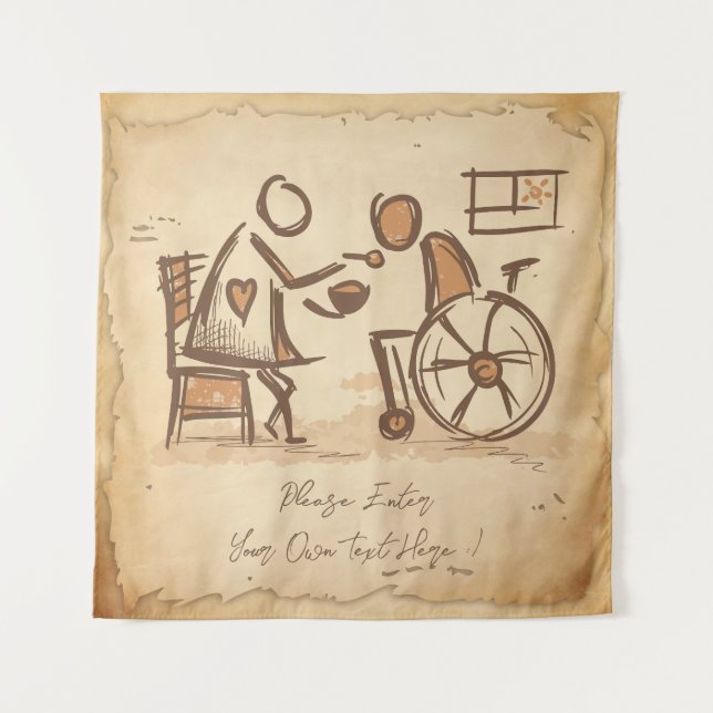 Tapete De Parede Vintage Old Fashion Care Assistant (Frente)