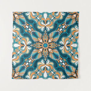 Tapete De Parede Vintage paisley kerhead: impressão oriental.