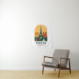 Tapete De Parede Vintage Paris Notre Dame Cathedral Tapestry