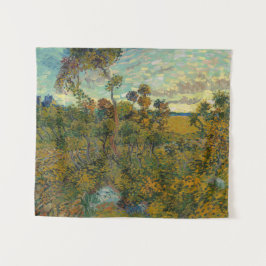 Tapete De Parede Vintage Sunset em Montmajour por Vincent van Gogh