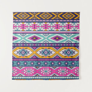 Tapete De Parede Vintage tribal Navajo: padrão retrô