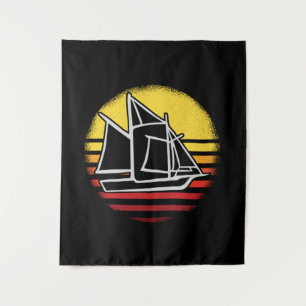 Tapete De Parede Vintagem de Retro à Vela